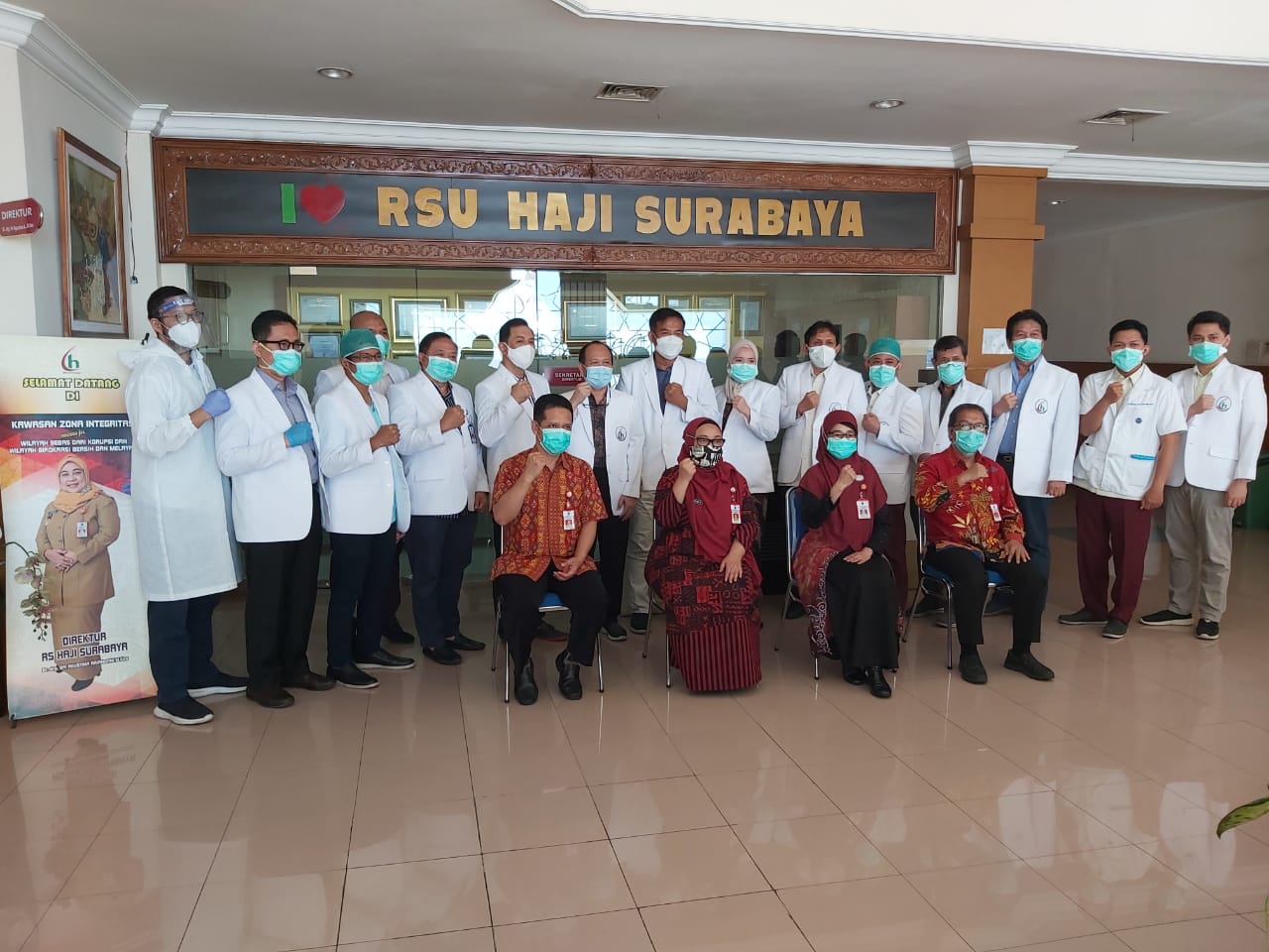 Rapat Evaluasi Pelayanan Kelompok Staf Medis (KSM) Bedah, Obstetri dan Gynekologi, serta Anestesi RSU Haji Surabaya