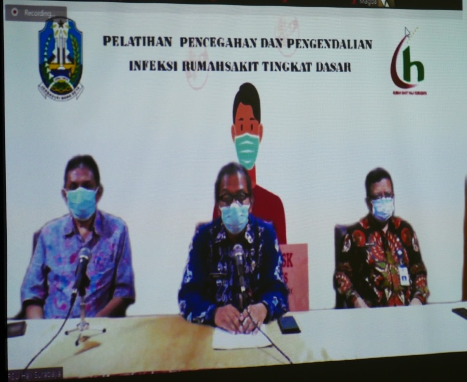 Zoominar Pelatihan Pencegahan dan Pengendalian Infeksi Rumah Sakit Tingkat Dasar