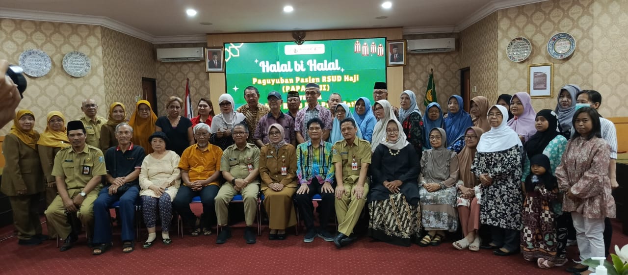 DIREKTUR RSUD HAJI HALAL BIHALAL BERSAMA PAPA HAJI