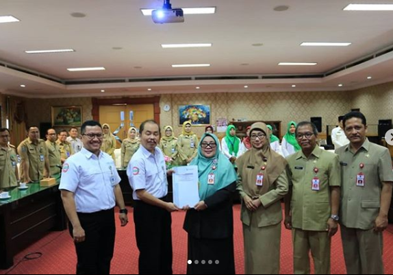 Penandatanganan Perjanjian Kerjasama tentang Pelayanan Kesehatan Rujukan Tingkat Lanjutan bagi Peserta Program Jaminan Kesehatan antara BPJS Kesehatan dengan RSU Haji Surabaya