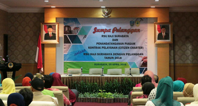 Jumpa Pelanggan RSU Haji Surabaya ( Citizen Charter )