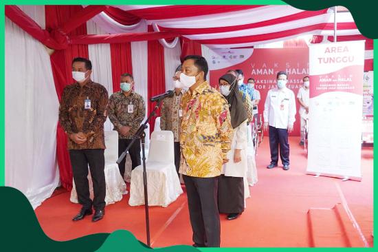 100 Ribu Insan Industri Jasa Keuangan Dapat Vaksinasi Covid 19, RSU Haji Ikut Berperan Serta Dalam Vaksinasi Covid-19
