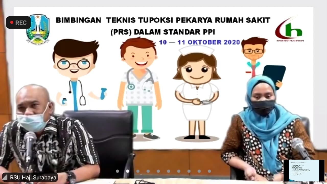 Bimbingan Teknis Tupoksi Pekarya Rumah Sakit (PRS) Dalam Standar PPI di RSU Haji Surabaya