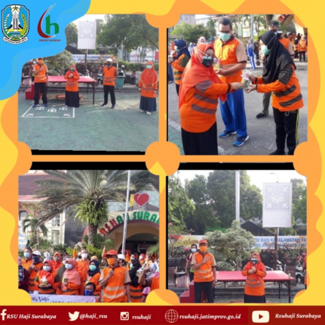 Senam Pagi dan Milad Komite Nakes (Tenaga Kesehatan dan Profesional Lainnya) Yang Ke-3 RSU Haji Surabaya