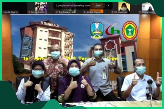 Kegiatan Webinar dengan Tema "Interprestasi BGA (Blood Gas Analysis) dan Terapi Oksigen" di RSU Haji Surabaya